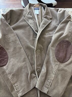 Patagonia Brown Corduroy Blazer with Elbow Patches